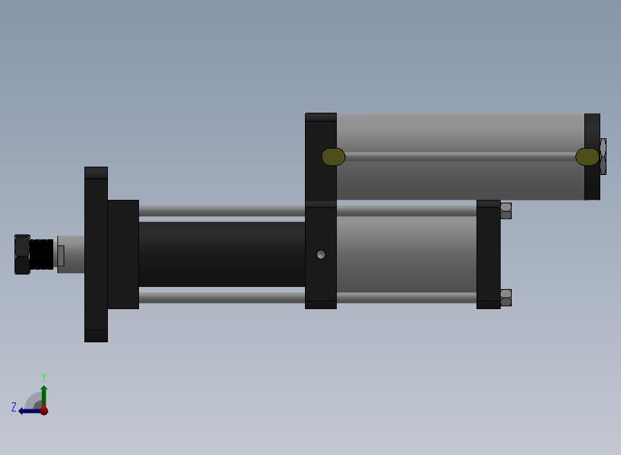 MPT-10T系列标准型[MPT-100-150-10-10T-M2-S1-0°]气压增压缸