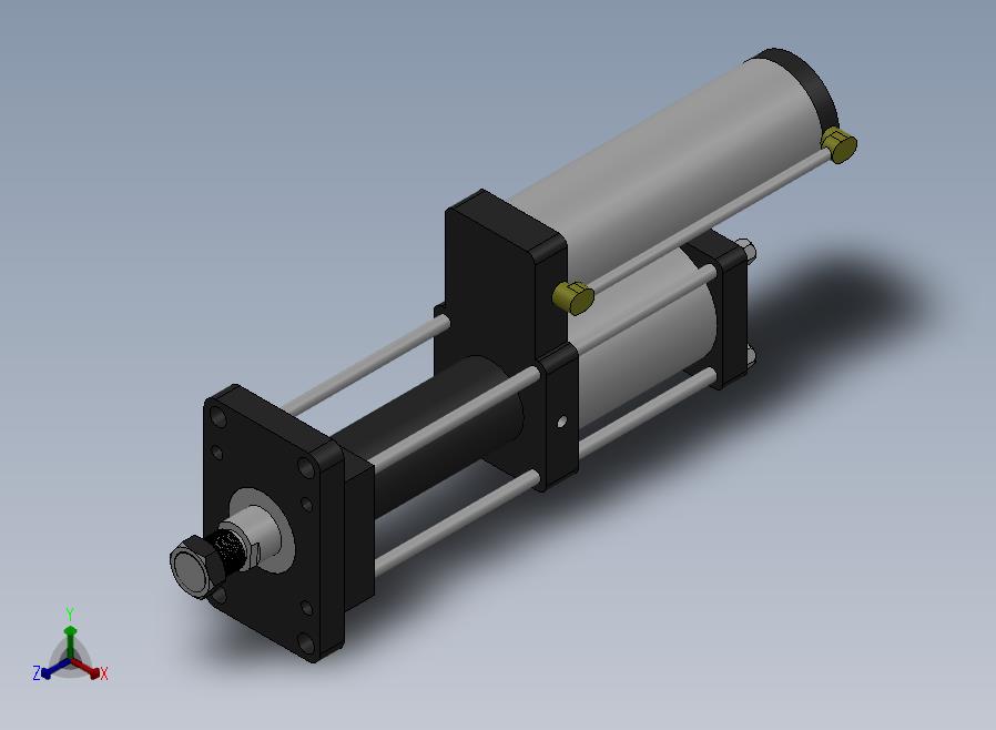 MPT-10T系列标准型[MPT-100-150-10-10T-M2-S1-0°]气压增压缸