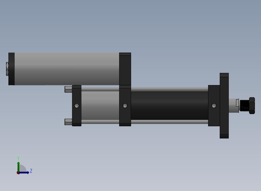 MPT-13T系列标准型[MPT-100-200-5-13T-M2-S1-0°]气压增压缸