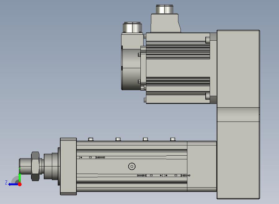 MTA80-50-P05-FF-P-P1500(2000)W-S3 MTA80电动缸 最大负载20KN 额定出力10KN 1500(2000)W电机间接安装