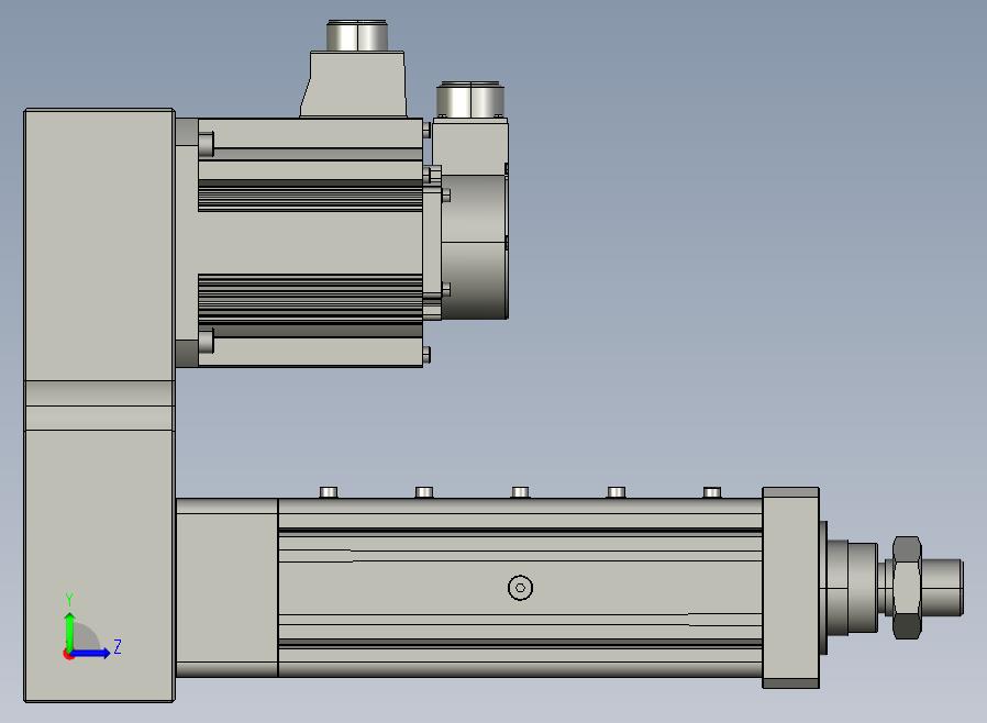 MTA80-100-P05-FF-P-P1500(2000)W-S3 MTA80电动缸 最大负载20KN 额定出力10KN 1500(2000)W电机间接安装