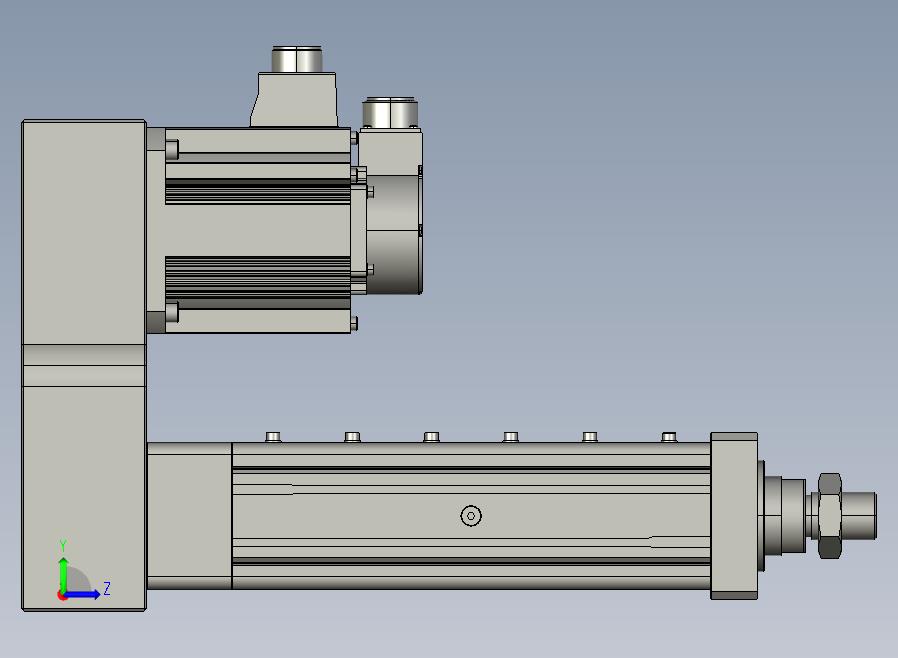 MTA80-150-P05-FF-P-P1500(2000)W-S3 MTA80电动缸 最大负载20KN 额定出力10KN 1500(2000)W电机间接安装