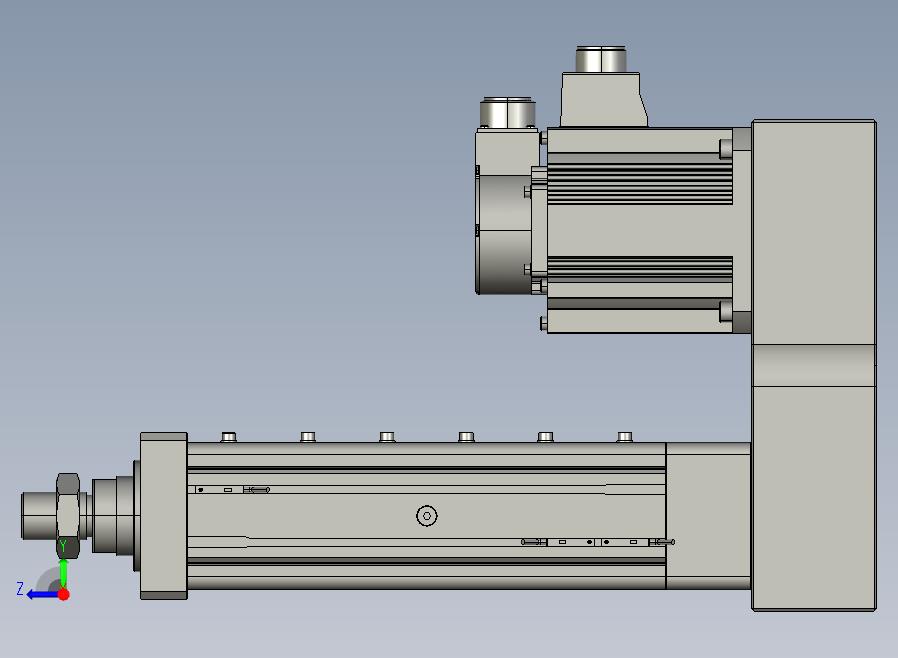 MTA80-150-P05-FF-P-P1500(2000)W-S3 MTA80电动缸 最大负载20KN 额定出力10KN 1500(2000)W电机间接安装