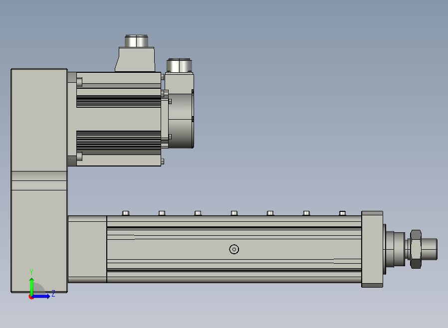 MTA80-200-P05-FF-P-P1500(2000)W-S3 MTA80电动缸 最大负载20KN 额定出力10KN 1500(2000)W电机间接安装