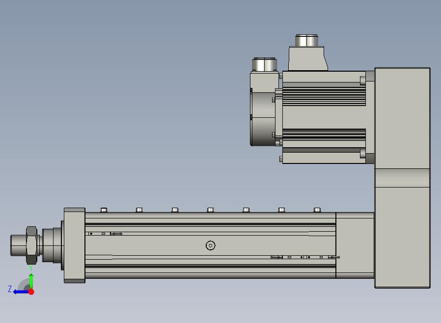 MTA80-200-P05-FF-P-P1500(2000)W-S3 MTA80电动缸 最大负载20KN 额定出力10KN 1500(2000)W电机间接安装