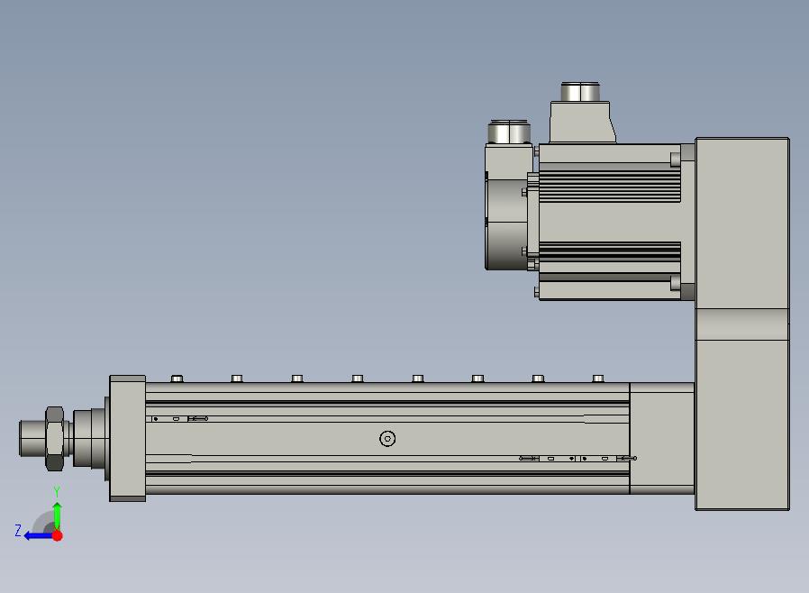 MTA80-250-P05-FF-P-P1500(2000)W-S3 MTA80电动缸 最大负载20KN 额定出力10KN 1500(2000)W电机间接安装