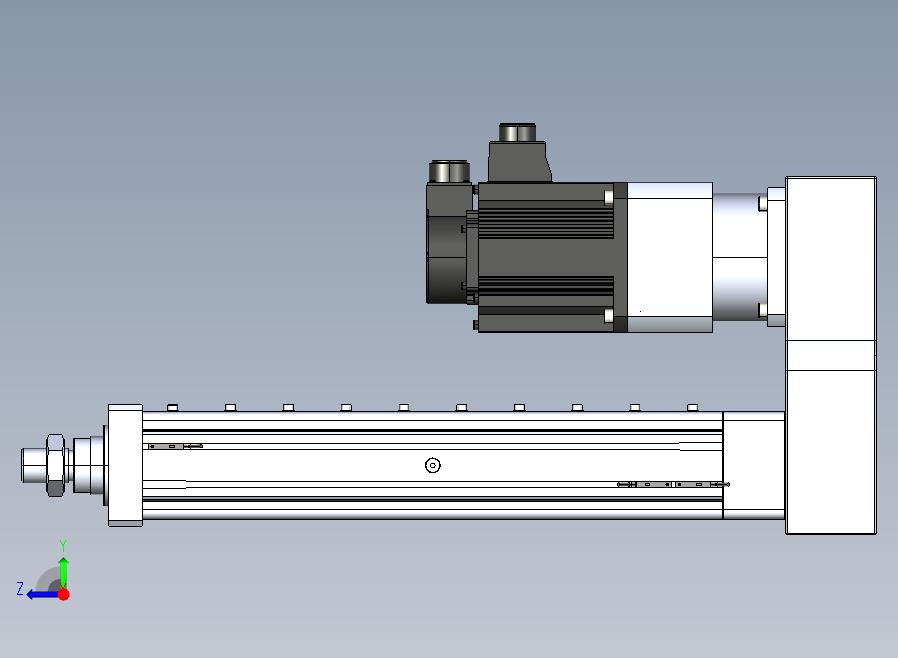 MTA80-350-P05-FF-P-P1500(2000)W-S3 MTA80电动缸 最大负载20KN 额定出力10KN 1500(2000)W电机间接安装