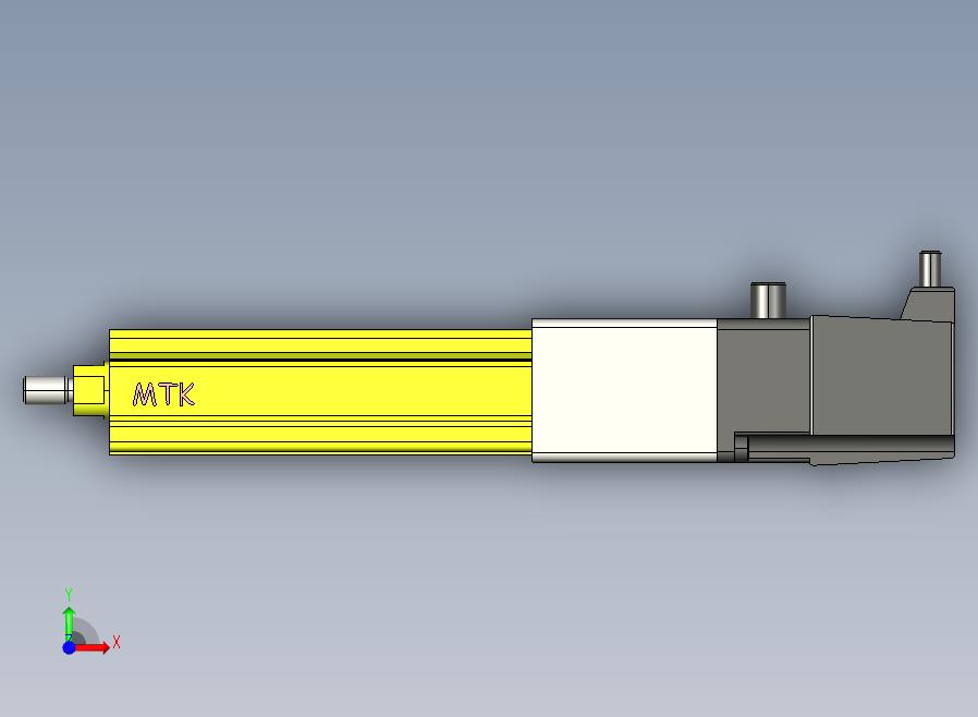 MTC16-50-P#-D-P050WMTC16电动缸 电机直连 本体宽35mm 最大负荷8KG 最大行程300mm