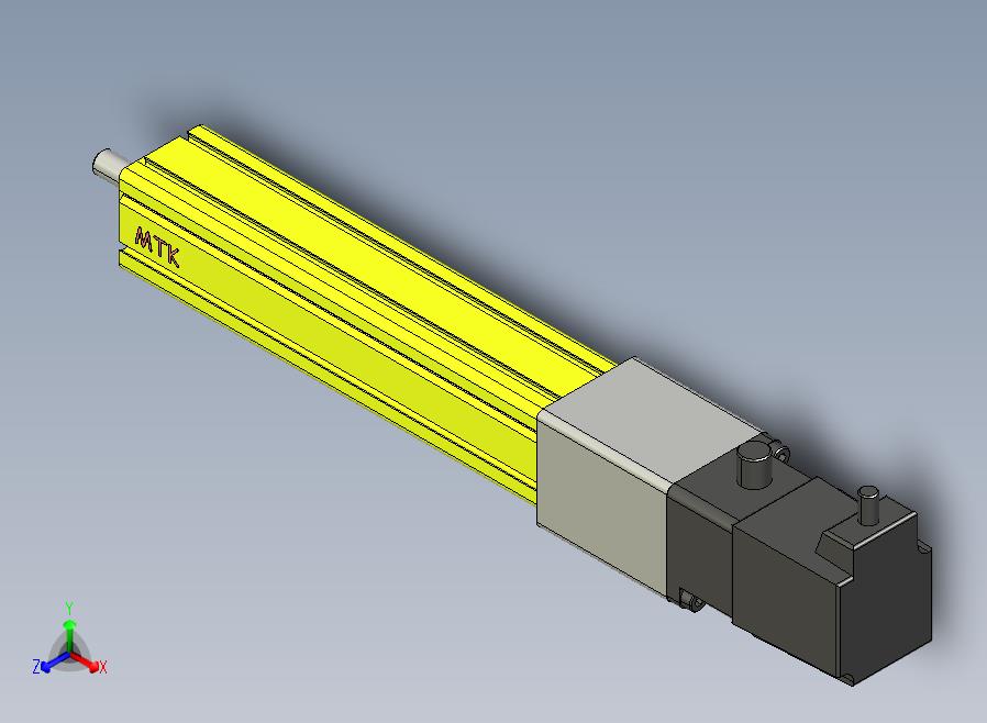 MTC16-100-P#-D-P050WMTC16电动缸 电机直连 本体宽35mm 最大负荷8KG 最大行程300mm