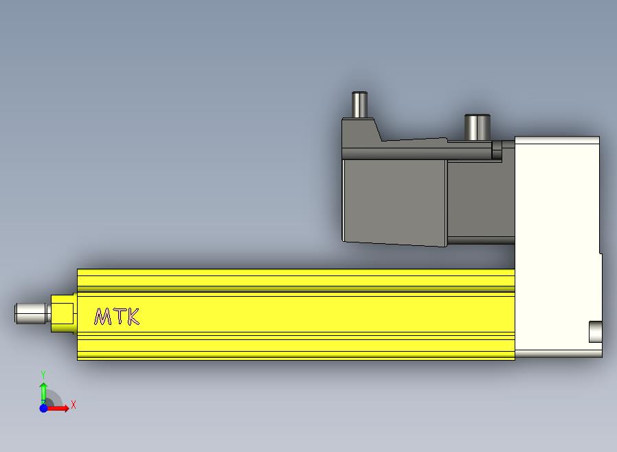 MTC16-100-P#-P-P050WMTC16电动缸 电机折装 本体宽35mm 最大负荷8KG 最大行程300mm