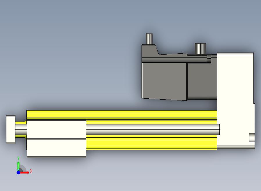 MTC16-100-P#-P-P050W-RMTC16电动缸 电机折装 本体宽35mm 最大负荷8KG 最大行程300mm 带导杆