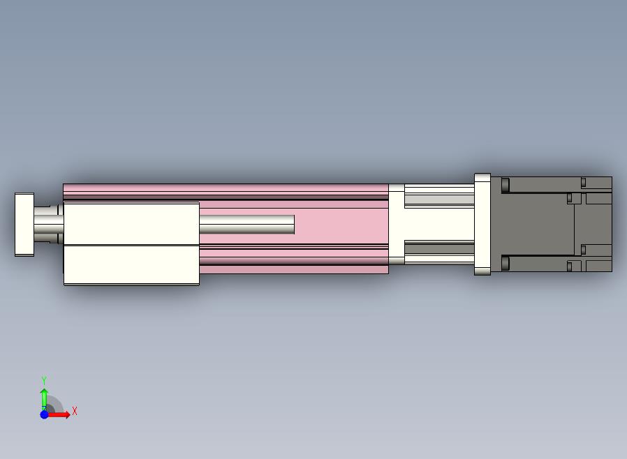 MTC32-100-P#-D-M200W-R MTC32电缸 200W伺服电机直连 带导杆支架