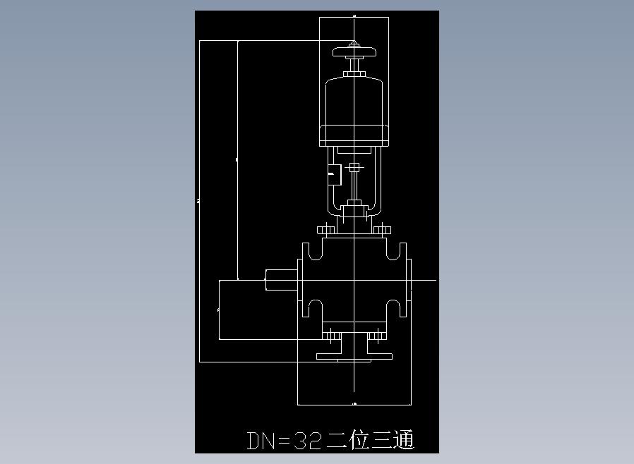 DN=32二位三通