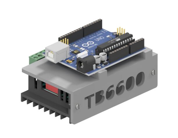 BT6600步进电机驱动器外壳三维模型
