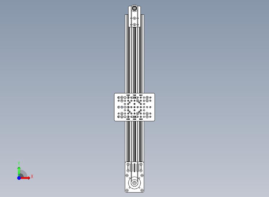 Nema23V型槽皮带驱动执行器500mm