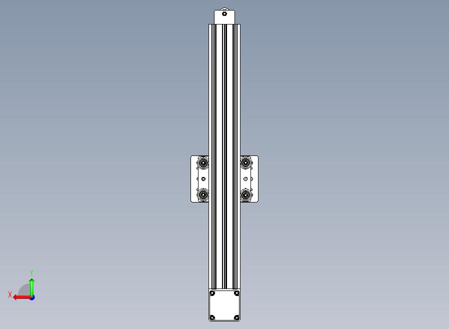 Nema23V型槽皮带驱动执行器500mm