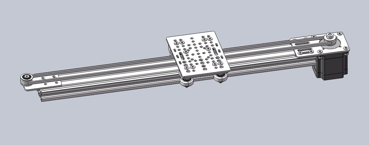 Nema23V型槽皮带驱动执行器500mm