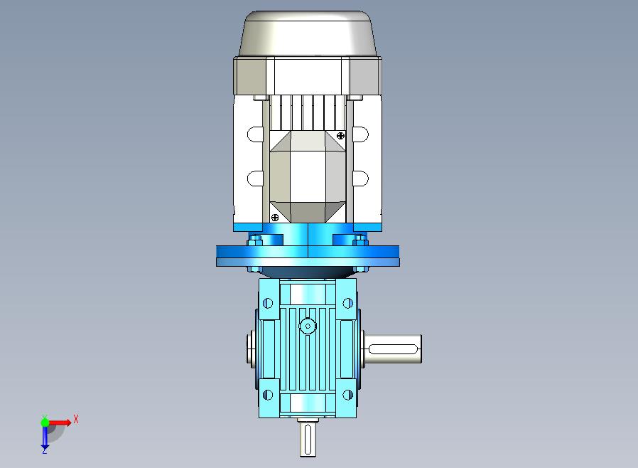 NMRV050蜗轮蜗杆减速机[RV50-E-80-0.25kW-DZ1]