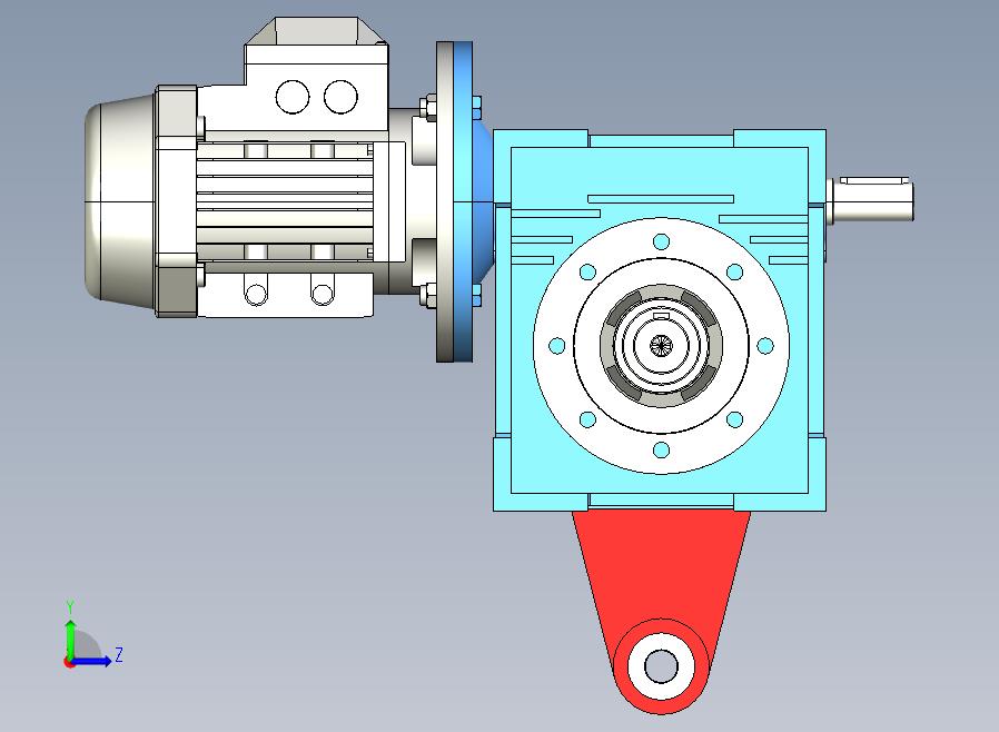 NMRV090蜗轮蜗杆减速机[RV90-E-100-0.75kW-A1-SZ]