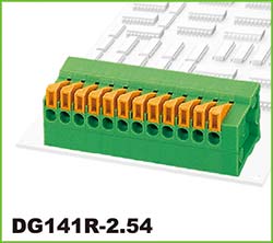 PCB弹簧接线端子DG141RKF141R254