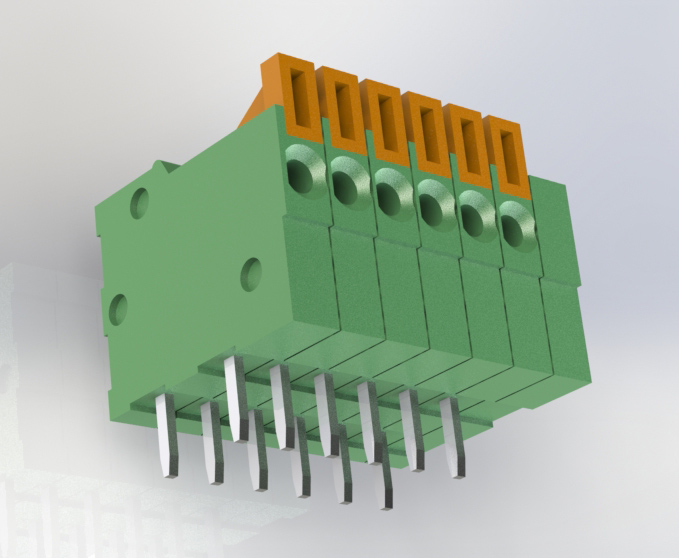 PCB弹簧接线端子DG141RKF141R254