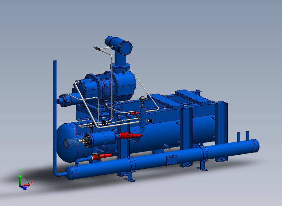 分离器分离设备3d-oil-separator-1832-模型格式为 sw