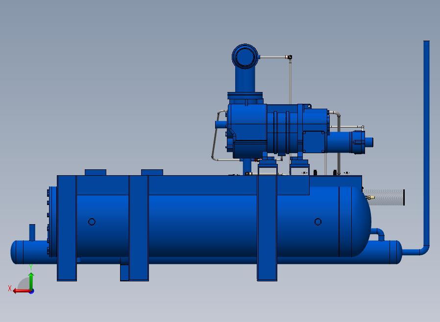 分离器分离设备3d-oil-separator-1832-模型格式为 sw