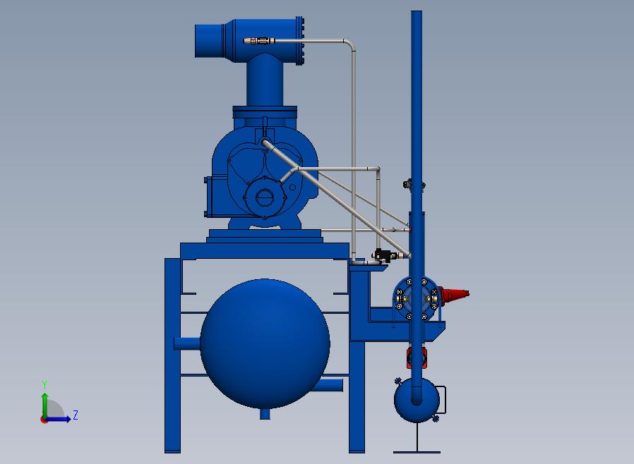 分离器分离设备3d-oil-separator-1832-模型格式为 sw