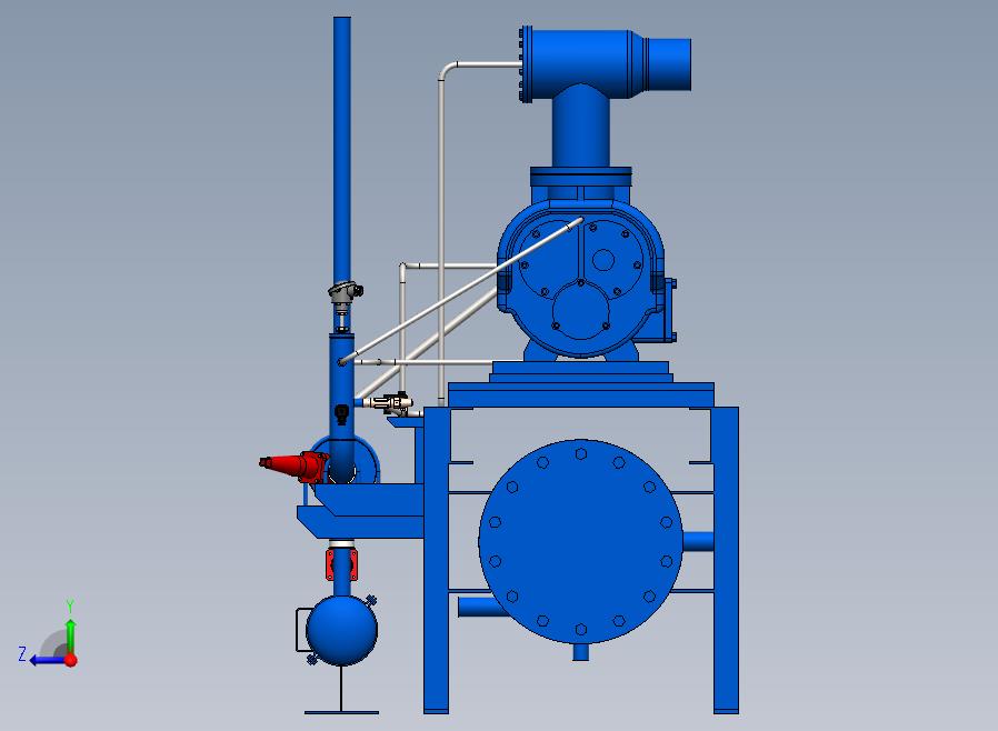 分离器分离设备3d-oil-separator-1832-模型格式为 sw