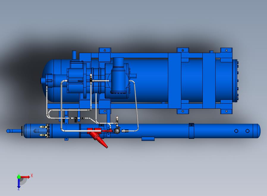 分离器分离设备3d-oil-separator-1832-模型格式为 sw