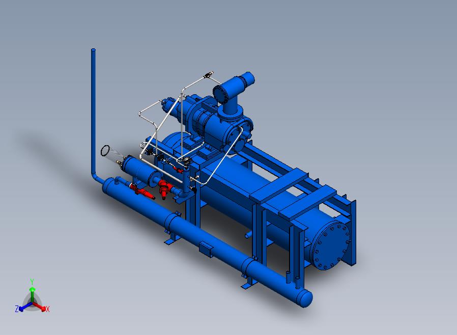 分离器分离设备3d-oil-separator-1832-模型格式为 sw