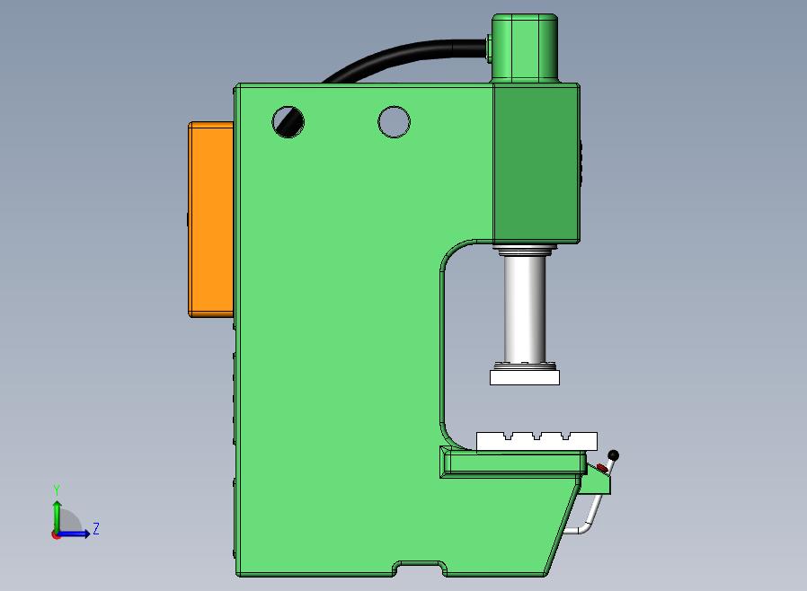 冲床型号 P6328punch-machine-model-p6328-模型格式为 sw stp