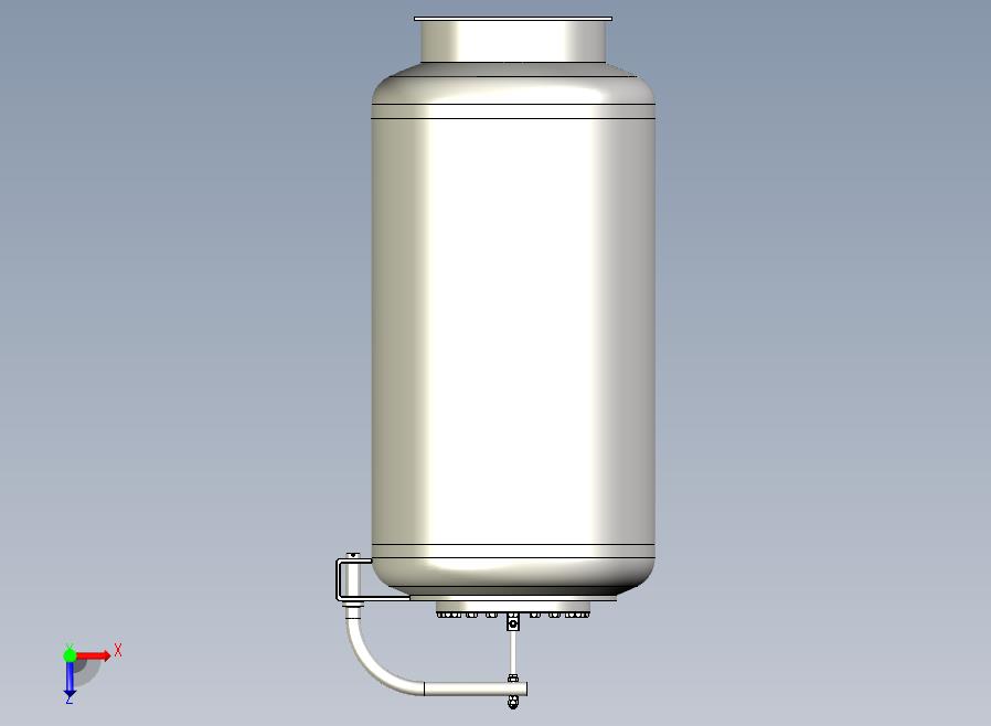 分离器分离设备separator-11831-模型格式为 stp