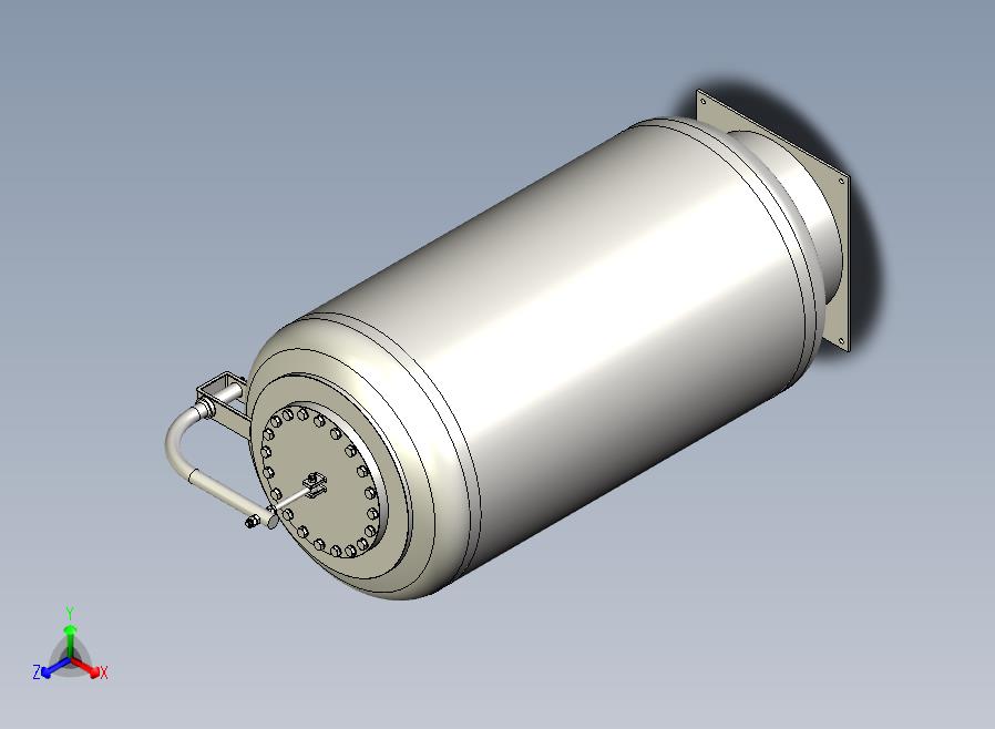 分离器分离设备separator-11831-模型格式为 stp