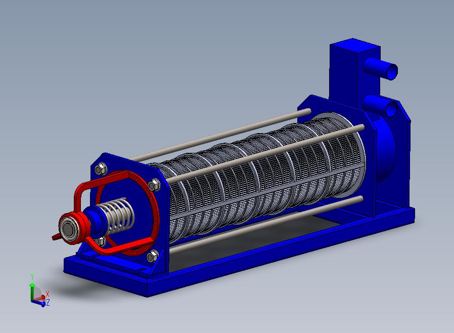 分离器分离设备dewatering-machine-4831-模型格式为 sw