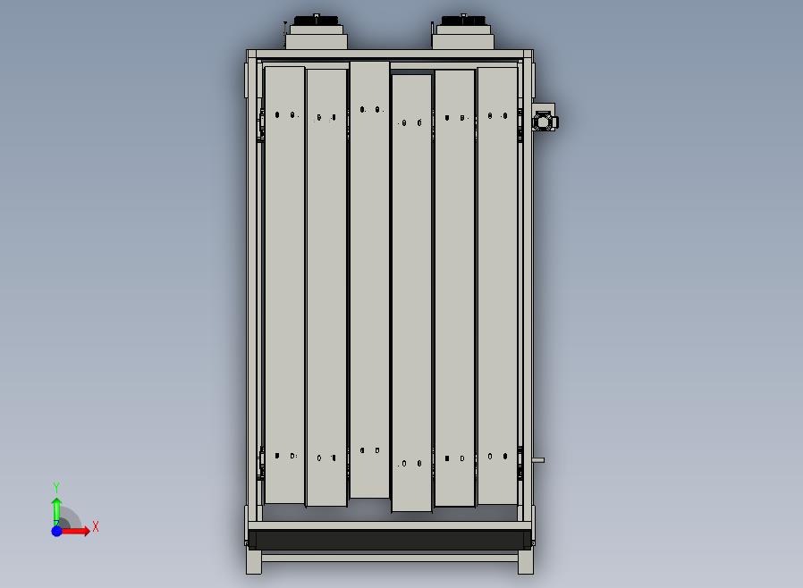 分离器分离设备6-paddle-ballistic-separator-模型格式为 stp