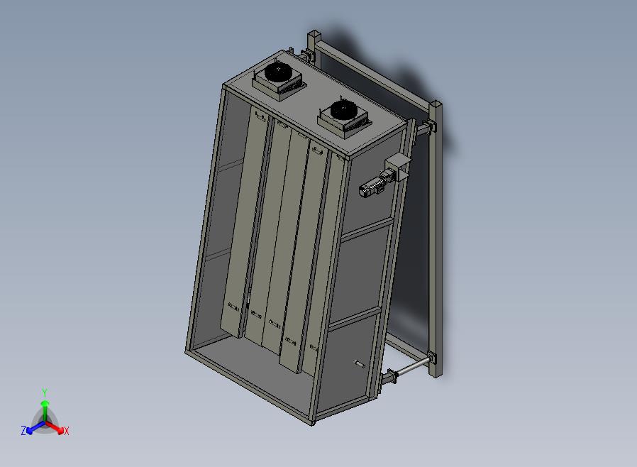 分离器分离设备6-paddle-ballistic-separator-模型格式为 stp