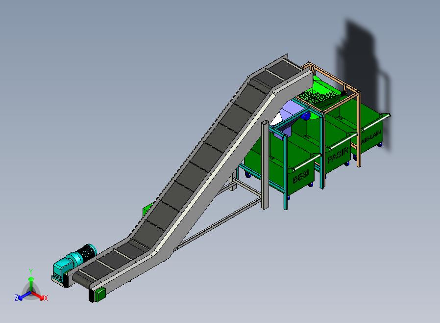 分离器分离设备separator-foundry-模型格式为 x-t stl