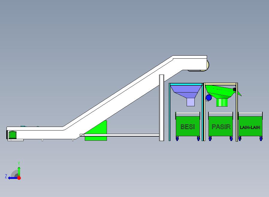 分离器分离设备separator-foundry-模型格式为 x-t stl