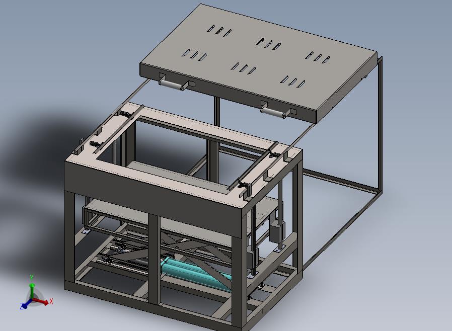 6 x 4 英尺真空成型机-vacuum-forming-machine-模型格式为 sw