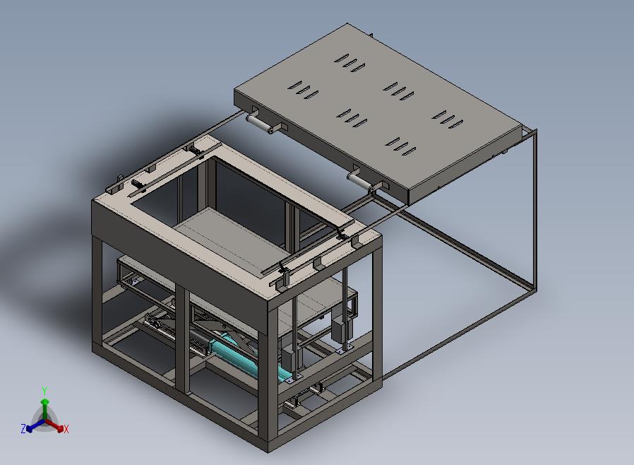 6 x 4 英尺真空成型机-vacuum-forming-machine-模型格式为 sw