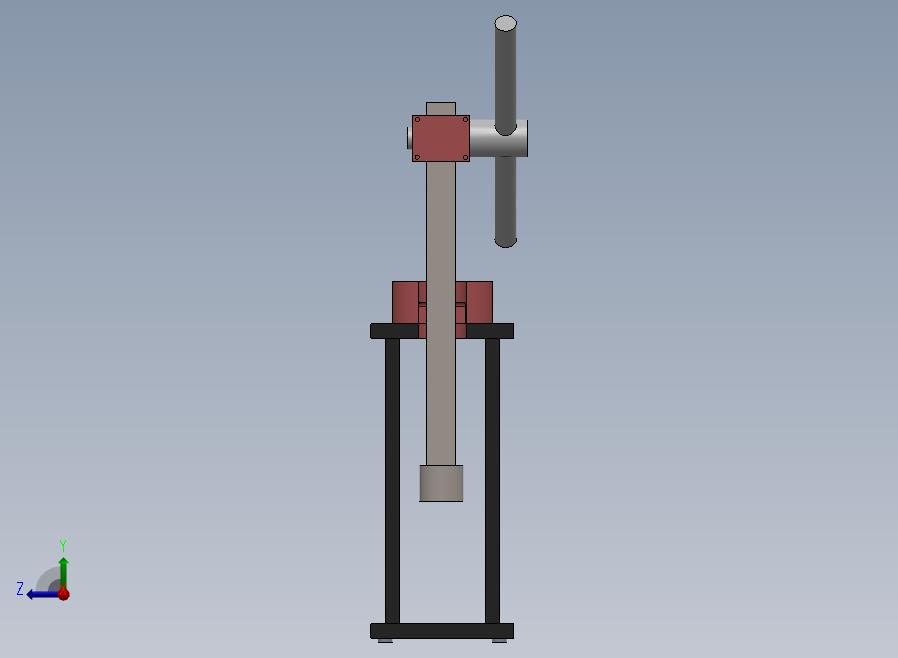 手动压力成型机press-machine-22-模型格式为 sw