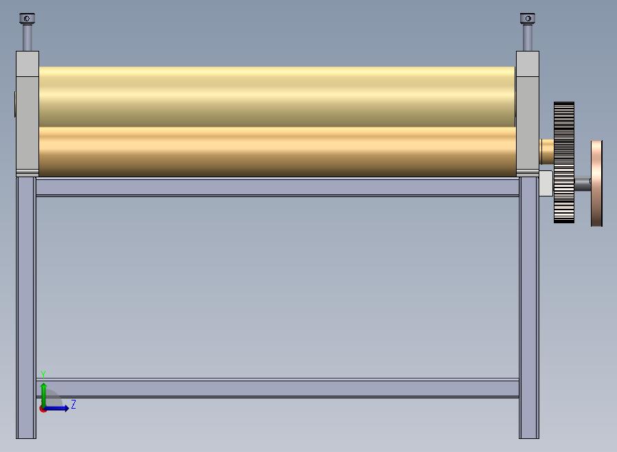 板材成型机bending-roller-machine-模型格式为 SolidWorks设计