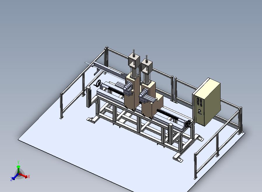 管材成型机bending-pipe-machine-consep-模型格式为 -sw