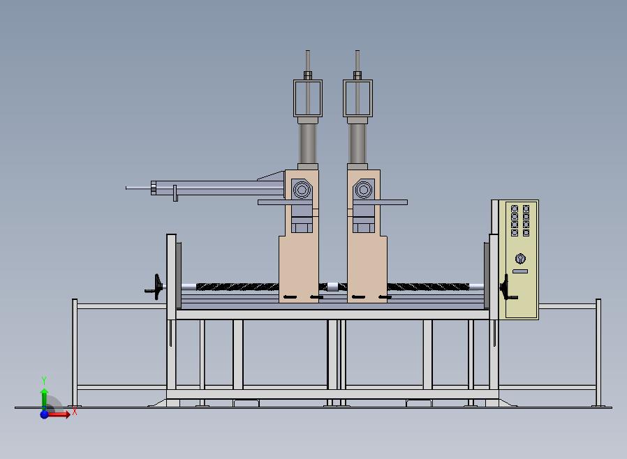 管材成型机bending-pipe-machine-consep-模型格式为 -sw