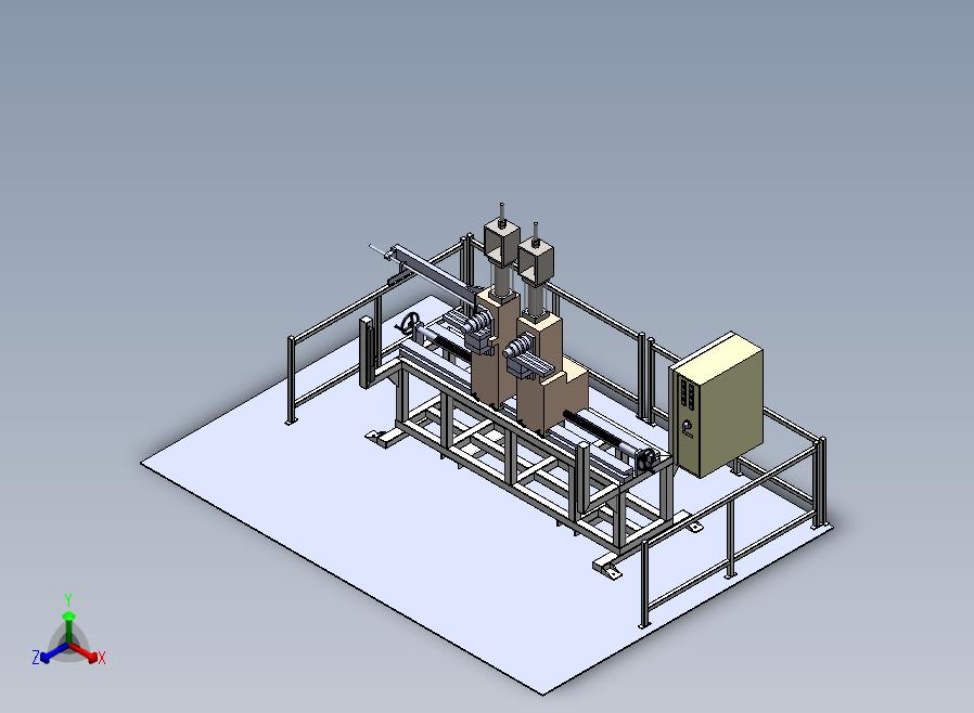 管材成型机bending-pipe-machine-consep-模型格式为 -sw