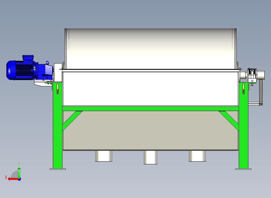 分离器分离设备wet-magnetic-separator-1832-模型格式为 stp