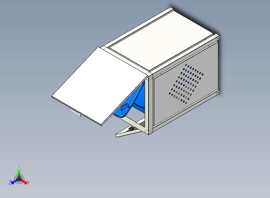 box-for-garbage-cans-1832-模型格式为 stp igs