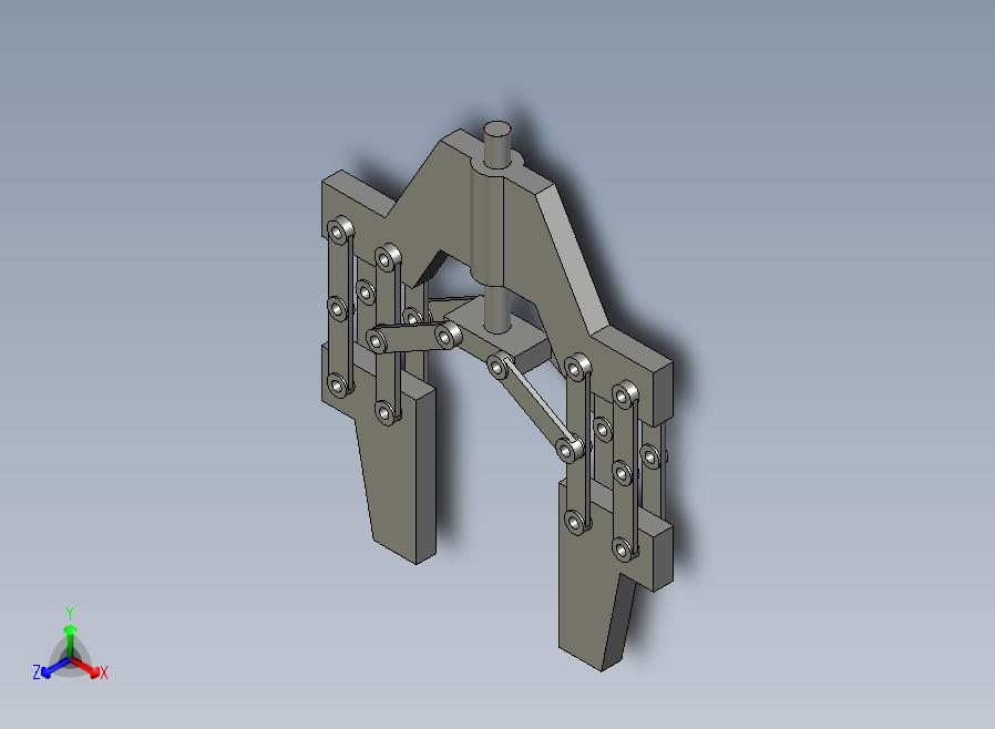 简易夹爪结构3D图纸+iges格式