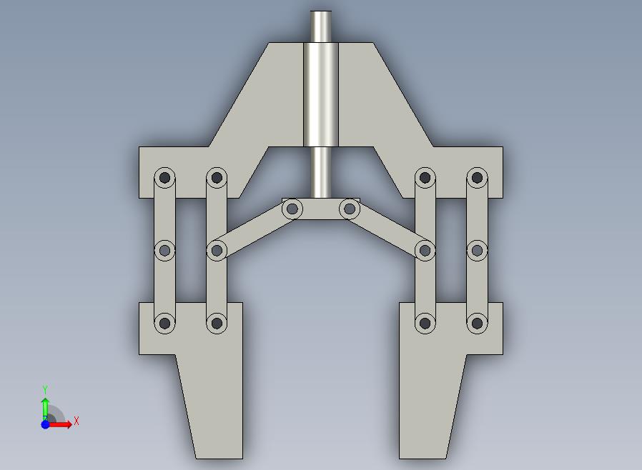 简易夹爪结构3D图纸+iges格式